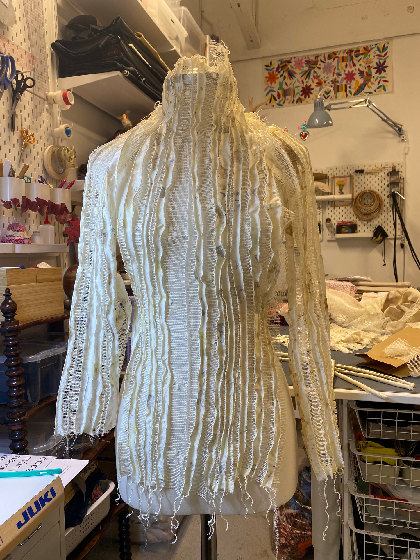 T-shirt top in silk and cotton