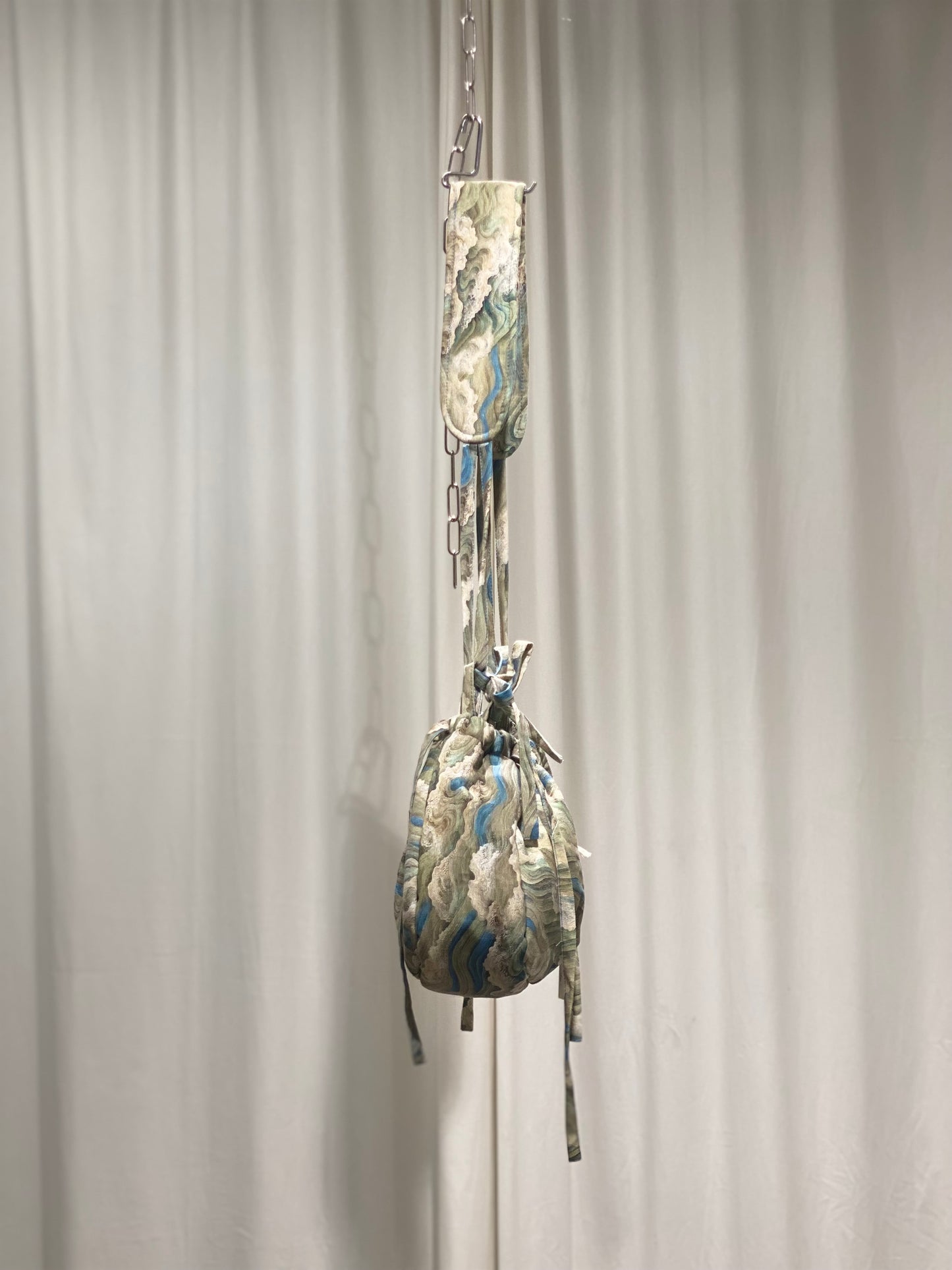 Lola bag in canvas fabric (ocean taspestry)