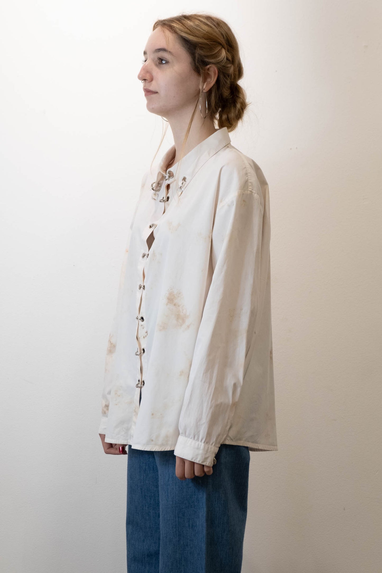 Flower printed shirt