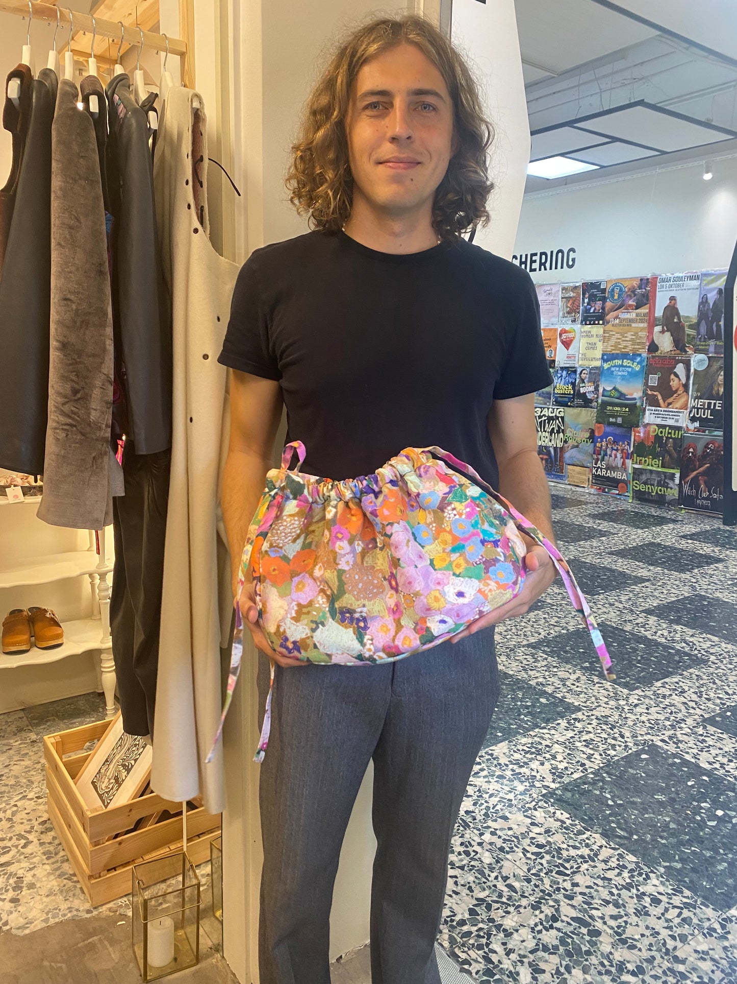 Lola bag in canvas fabric (house of hackney)