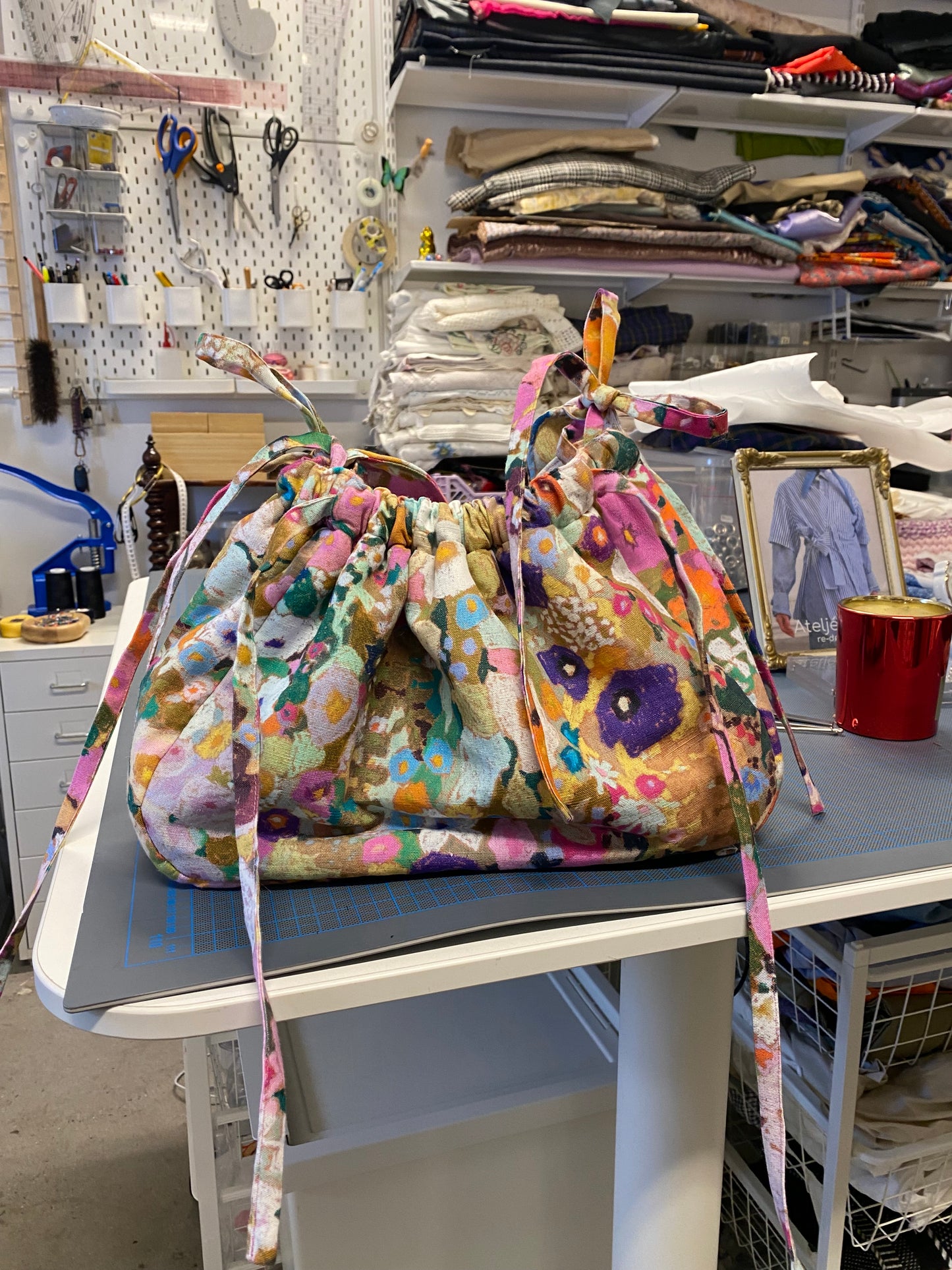 Lola bag in canvas fabric (house of hackney)